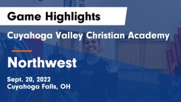 Cuyahoga Valley Christian Academy  vs Northwest  Game Highlights - Sept. 20, 2022