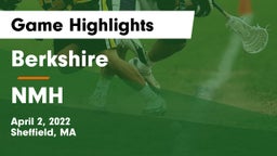 Berkshire  vs NMH Game Highlights - April 2, 2022