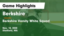 Berkshire  vs Berkshire  Varsity White Squad Game Highlights - Nov. 18, 2020