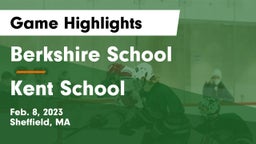 Berkshire  School vs Kent School Game Highlights - Feb. 8, 2023
