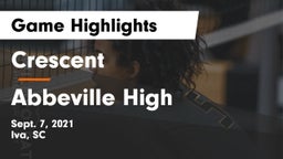 Crescent  vs Abbeville High Game Highlights - Sept. 7, 2021