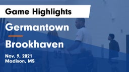 Germantown  vs Brookhaven  Game Highlights - Nov. 9, 2021
