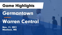 Germantown  vs Warren Central  Game Highlights - Nov. 11, 2021