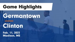 Germantown  vs Clinton  Game Highlights - Feb. 11, 2022