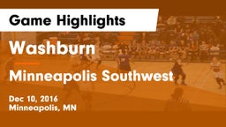 Washburn  vs Minneapolis Southwest  Game Highlights - Dec 10, 2016