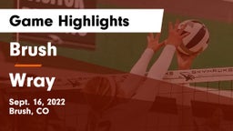 Brush  vs Wray  Game Highlights - Sept. 16, 2022