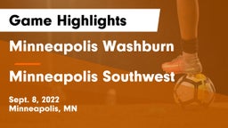 Minneapolis Washburn  vs Minneapolis Southwest  Game Highlights - Sept. 8, 2022