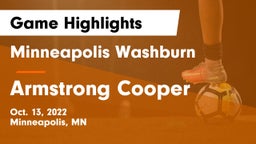 Minneapolis Washburn  vs Armstrong Cooper Game Highlights - Oct. 13, 2022