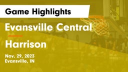 Evansville Central  vs Harrison  Game Highlights - Nov. 29, 2023