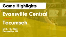 Evansville Central  vs Tecumseh  Game Highlights - Dec. 16, 2023