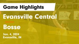 Evansville Central  vs Bosse  Game Highlights - Jan. 4, 2024
