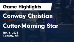 Conway Christian  vs Cutter-Morning Star  Game Highlights - Jan. 8, 2024