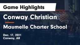 Conway Christian  vs Maumelle Charter School Game Highlights - Dec. 17, 2021