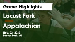 Locust Fork  vs Appalachian  Game Highlights - Nov. 22, 2022