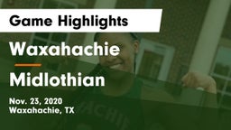 Waxahachie  vs Midlothian  Game Highlights - Nov. 23, 2020