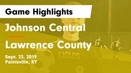 Johnson Central  vs Lawrence County Game Highlights - Sept. 23, 2019