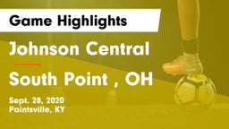 Johnson Central  vs South Point , OH Game Highlights - Sept. 28, 2020