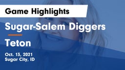 Sugar-Salem Diggers vs Teton  Game Highlights - Oct. 13, 2021