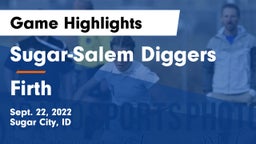 Sugar-Salem Diggers vs Firth  Game Highlights - Sept. 22, 2022