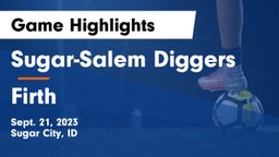 Sugar-Salem Diggers vs Firth  Game Highlights - Sept. 21, 2023