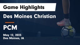 Des Moines Christian  vs PCM  Game Highlights - May 12, 2023