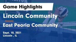 Lincoln Community  vs East Peoria Community  Game Highlights - Sept. 10, 2021