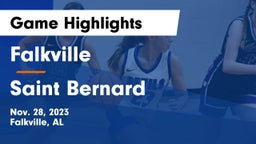 Falkville  vs Saint Bernard Game Highlights - Nov. 28, 2023
