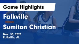 Falkville  vs Sumiton Christian  Game Highlights - Nov. 30, 2023