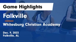 Falkville  vs Whitesburg Christian Academy  Game Highlights - Dec. 9, 2023