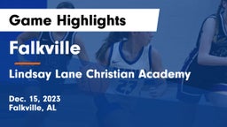 Falkville  vs  Lindsay Lane Christian Academy Game Highlights - Dec. 15, 2023