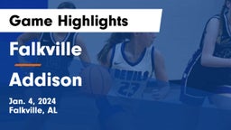 Falkville  vs Addison  Game Highlights - Jan. 4, 2024