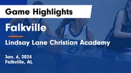 Falkville  vs  Lindsay Lane Christian Academy Game Highlights - Jan. 6, 2024