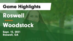 Roswell  vs Woodstock  Game Highlights - Sept. 15, 2021