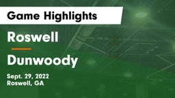 Roswell  vs Dunwoody  Game Highlights - Sept. 29, 2022