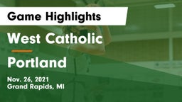 West Catholic  vs Portland Game Highlights - Nov. 26, 2021