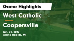 West Catholic  vs Coopersville  Game Highlights - Jan. 21, 2022