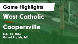 West Catholic  vs Coopersville  Game Highlights - Feb. 23, 2024