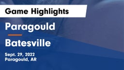 Paragould  vs Batesville  Game Highlights - Sept. 29, 2022