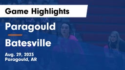 Paragould  vs Batesville  Game Highlights - Aug. 29, 2023