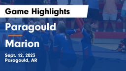 Paragould  vs Marion  Game Highlights - Sept. 12, 2023