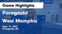 Paragould  vs West Memphis Game Highlights - Sept. 21, 2023
