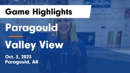 Paragould  vs Valley View  Game Highlights - Oct. 3, 2023