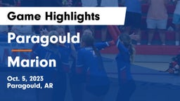 Paragould  vs Marion  Game Highlights - Oct. 5, 2023