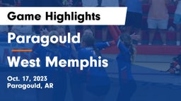 Paragould  vs West Memphis Game Highlights - Oct. 17, 2023