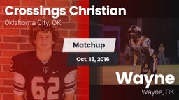 Matchup: Crossings Christian vs. Wayne  2016