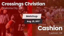 Matchup: Crossings Christian vs. Cashion  2017