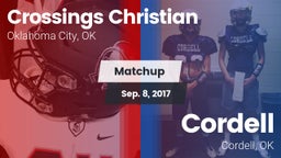 Matchup: Crossings Christian vs. Cordell  2017