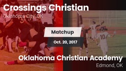 Matchup: Crossings Christian vs. Oklahoma Christian Academy  2017