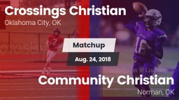 Matchup: Crossings Christian vs. Community Christian  2018