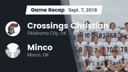 Recap: Crossings Christian  vs. Minco  2018